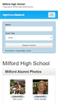 Mobile Screenshot of milfordhighschool.net